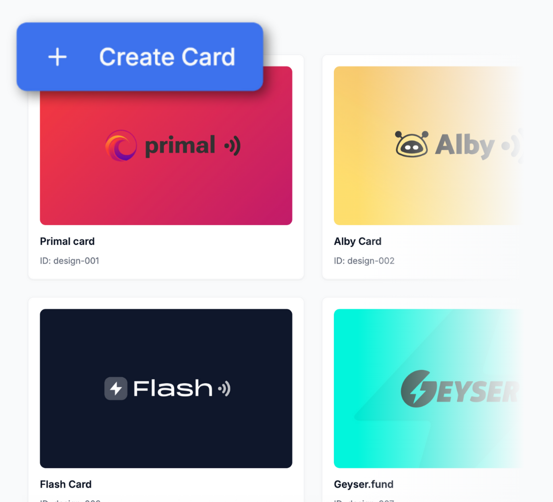 Step 1: Create a new card